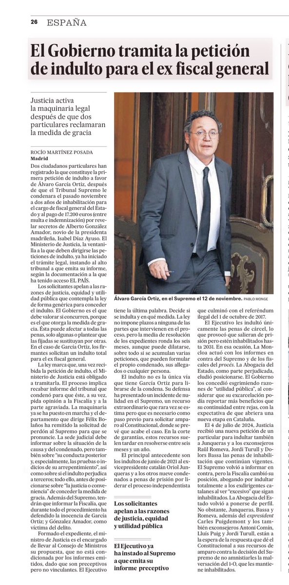El sanchismo se indulta a sí mismo. 

———
El Gobierno tramita la petición de indulto para el ex fiscal general.
Vía <a href="/el_pais/">EL PAÍS</a>
