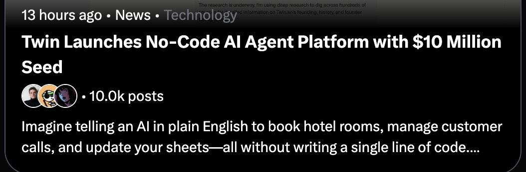 DamianProsa's tweet image. You can't spell $TWIN without WIN

It's the most VIRAL thing on the tech X space now

Pay attention
