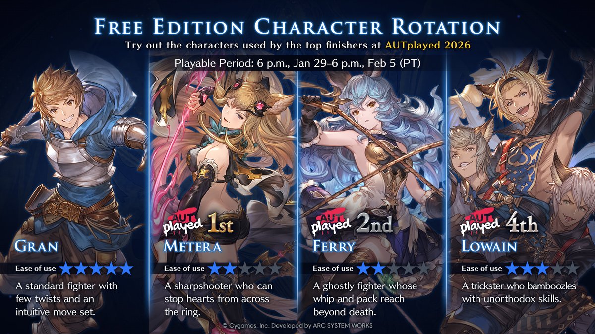GBVS/Granblue Fantasy Versus tweet media