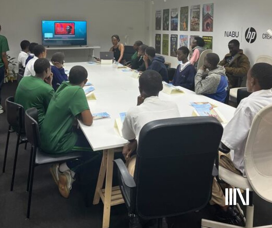readwithnabu's tweet photo. High school students from @MindLeaps visited our Creative Lab in Kigali to read and exchange ideas. When young people have space to share, books become bridges to dialogue. Discover local-language stories on the NABU App: https://t.co/Gpg9SSy3ec

#readtorise #readwithnabu https://t.co/4hn0oXAPPt