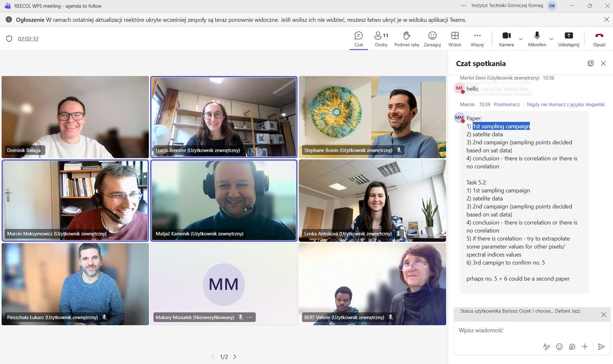 REECOL_project's tweet photo. Yesterday, #REECOL partners involved in the #project Work Package 5: Short and long term #monitoring of #ecosystem #rehabilitation met online to discuss the completed, current and future activities. Ideas for a research paper were also shared.
#RFCS #postmining #landrestoration https://t.co/X6BrCFJZGS
