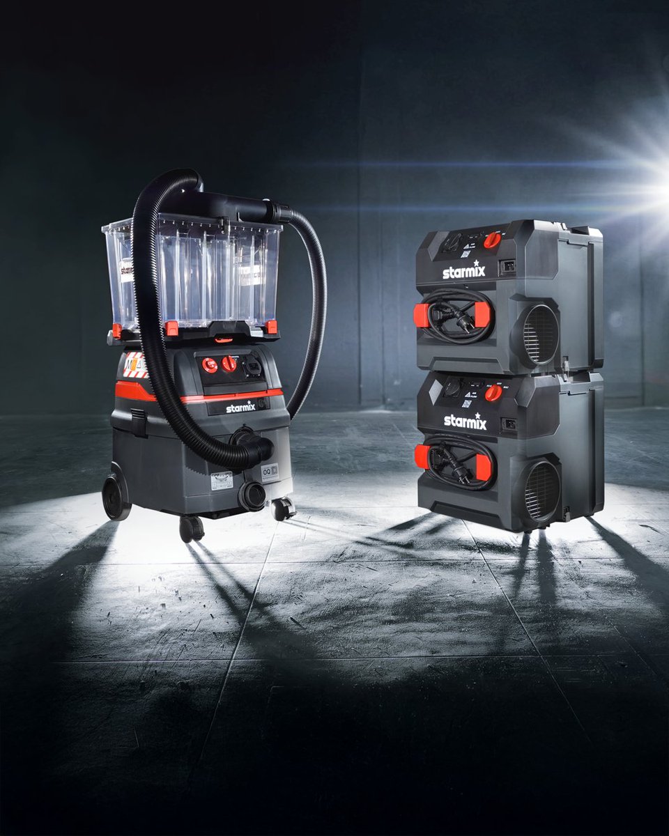 -          ISC M-1625 Safe: mit automatischer Impuls-Filterabreinigung in den Arbeitspausen
-          Dustfixx Vorabscheider: Hält große Staubmengen vom Filter fern
-          Aeroxx Luftreiniger: Saubere Luft durch kontinuierliche Absaugung &amp; Filtration
starmix.de/sauger/