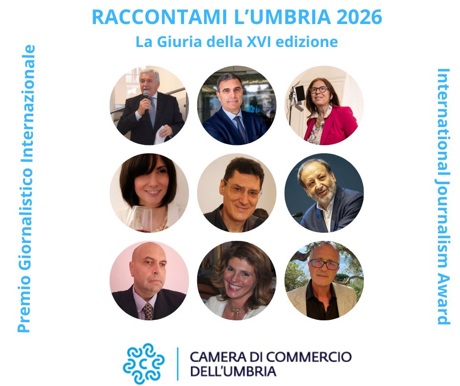 Ultimi giorni per partecipare alla 16a edizione di #Raccontami l'Umbria che anche quest'anno ha ricevuto il patrocinio dell'Ordine Nazionale dei Giornalisti.

Ricordiamo che la scadenza per l'invio delle candidature è fissata per il 2 febbraio.

umbria.camcom.it/premio-giornal…