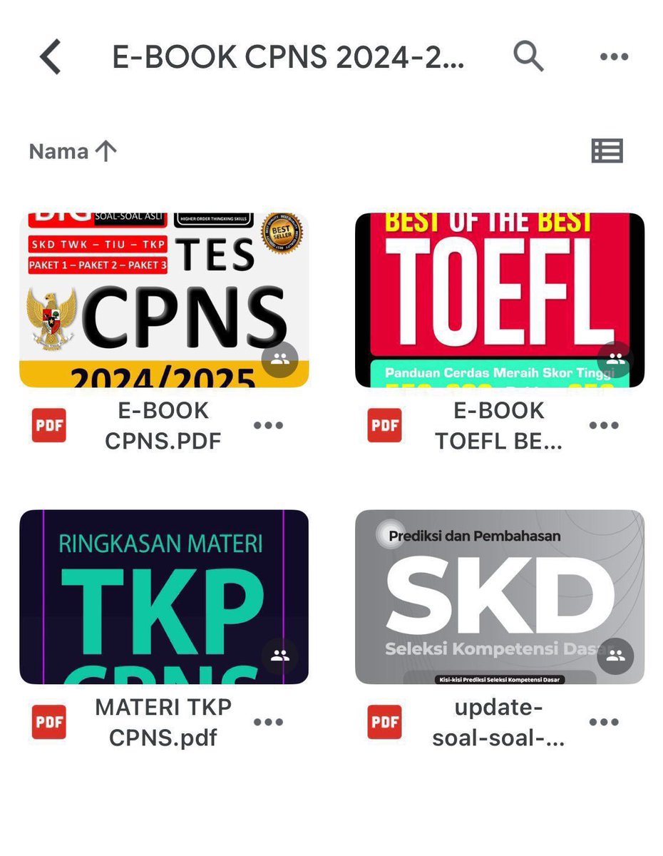 <a href="/worksfess/">WORK</a> yang baru mau mulai belajar CPNS 2026 bisa pakai ebook disini yaa lynk.id/nadyanut/25v14…
sudah dilengkapi dengan kisi kisi test SKD CPNS, SKB, TOEFL latihan soal dan lengkap beserta cara mengerjakannya🙌🏻