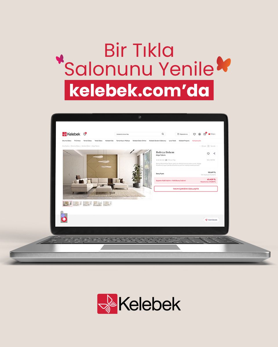 Kelebek Mobilya tweet media