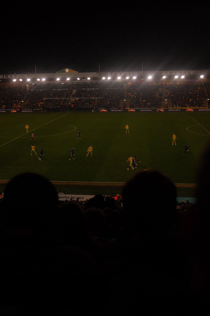 TookeDaniel's tweet photo. Norwich 2 - 1 Coventry 

A special night at Carrow Road and it’s a testament to the amazing work big Phil has done! Onwards and upwards now #NCFC https://t.co/NIuY1BmS7l