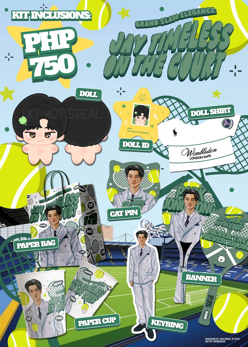 meowstarjay's tweet image. Grand Slam Elegance : Jay Timeless on the Court

KIT PREVIEW.🍀🎾
Long DOP (PAYO or 50% dp until Feb 15 - rembal on Feb 28)

📗: 
January 30 - Sponsor Registration 
Janurary 31 - Offline &amp;amp; Online Registration

#JAYCourtStyle