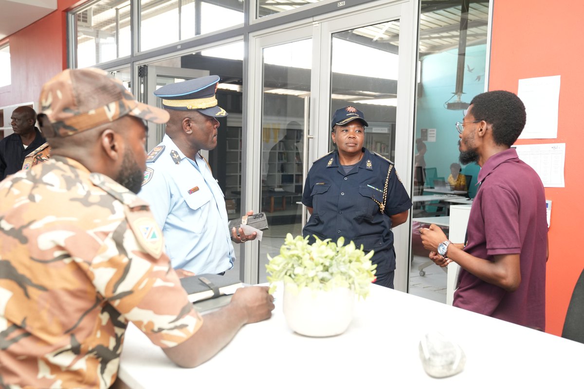 One_Namibia's tweet image. Yesterday, we welcomed Commissioner Johanna Ngondo, Police Regional Commander for Khomas Region, to the Youth Campus.

The visit focused on our campus services and exploring areas for collaboration that strengthen safety and well-being for young people.

#BuildingResilience🚀