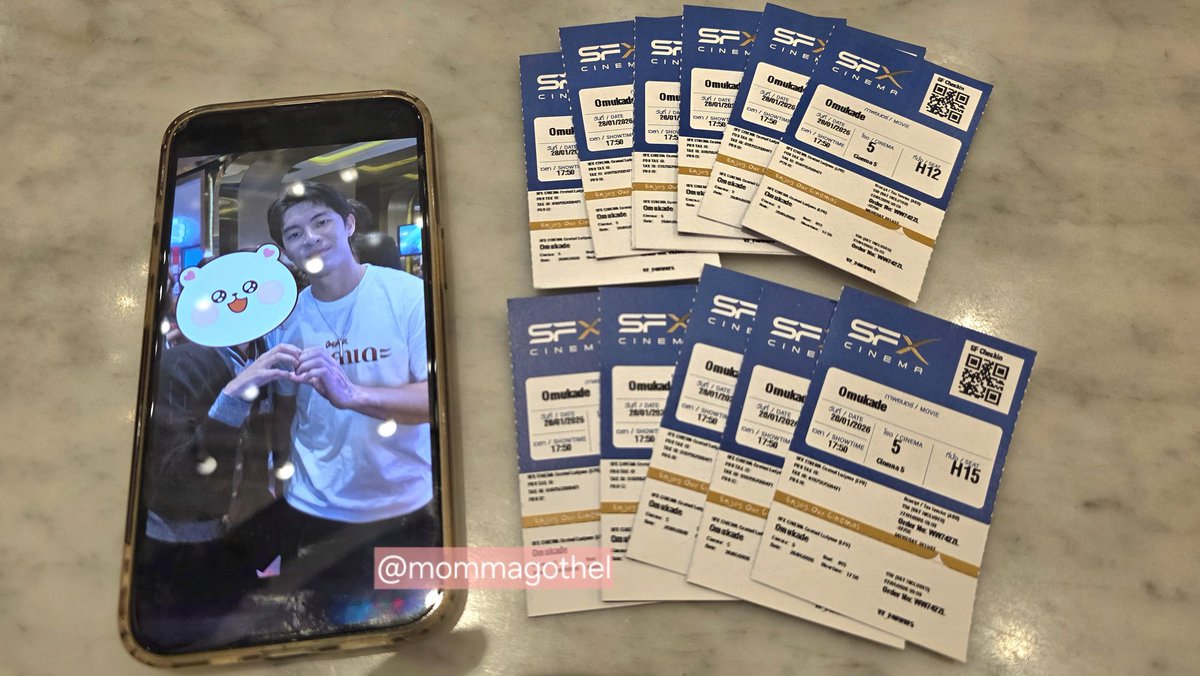 วันนี้ขอมาเติมฮิเดกิ (ในโรงหนัง) อีกรอบคั้บ 🫠🫶🏻
#omukade #hidekinagayama