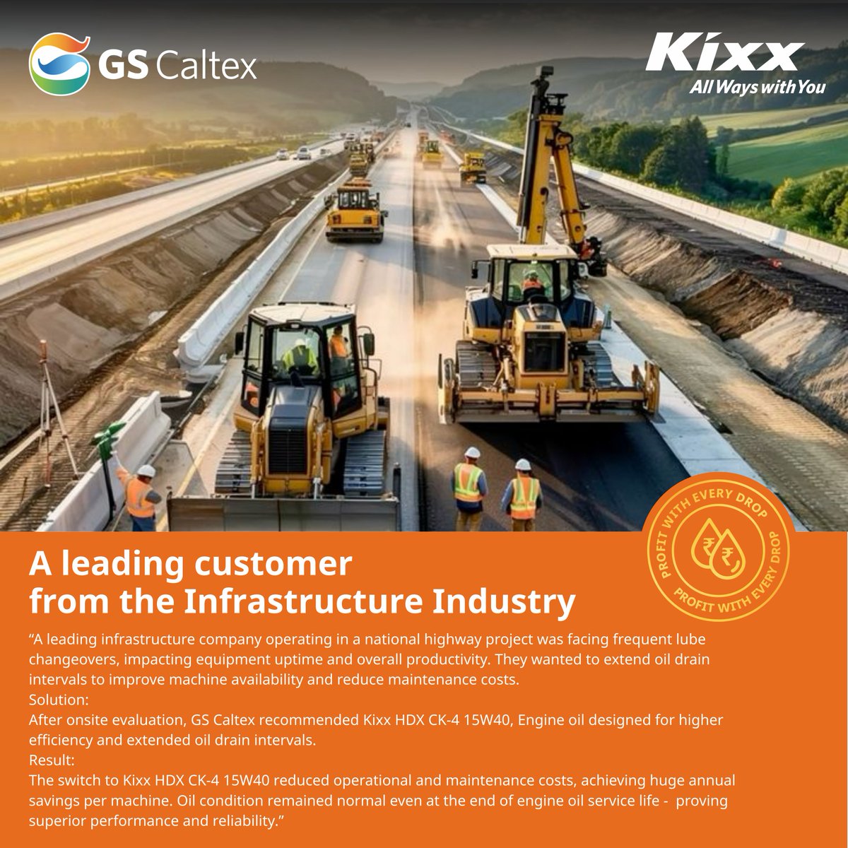 gscaltexindia's tweet image. Every extra hour of idle equipment costs money.
Smarter lubrication cuts downtime, extends drain intervals, and delivers real savings. ⚙️

#InfrastructureGrowth #EfficiencyMatters #GSCaltex #Kixx #AllWaysWithYou #Lubricants