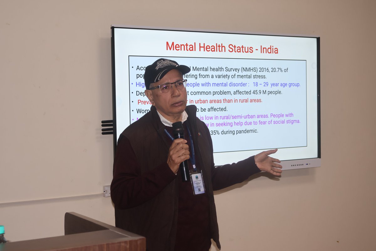 agihld's tweet photo. ACC organized a Mental Health Well-Being session for FTCA students on National Girl Child Day. Heartfulness relaxation, stress coping tips & awareness shared by Mr. Pramod Upreti.
#MentalHealth #StudentWellbeing #Heartfulness #FTCA #NationalGirlChildDay https://t.co/hrP4QPORX1