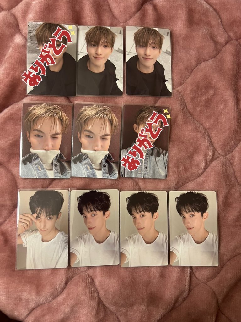 CCAfrIO4WbGXO1G's tweet photo. SEVENTEEN D×S Serenade トレカ 特典 交換

【譲】ドギョム DK
【求】未所持スングァン

郵送交換、もしくは2/5会場での手渡し。
封入トレカn(当方):未所持特典1での交換可。
特典⇔特典、特典は💖のものを求めてます。
お心当たりございましたらお声掛けお願いいたします🙇‍♀️ https://t.co/m6xB9MBrOe