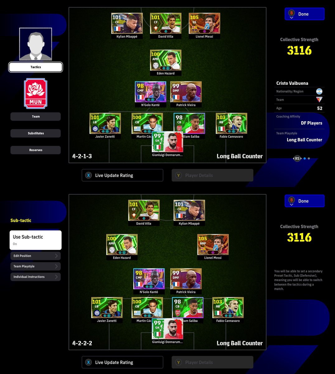 UNDEFEATED once again!

Many Thanks to <a href="/KhaledKindHeart/">Khaled AlMansour</a> Sir for The Ultimate Messi 🐐 and <a href="/mednasah_/">mednasah</a> Sir for all tactics guidance and everything 🙏🫡 about <a href="/play_eFootball/">eFootball</a> 

#eFootball2026 #efootball