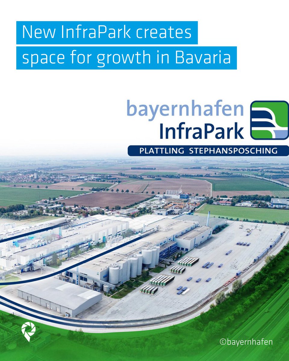 InvestinBavaria's tweet image. Companies looking to grow in #Bavaria: bayernhafen launches InfraPark Plattling Stephansposching, a modern logistics &amp;amp; industrial hub. A strategic gateway for businesses entering Bavaria.🚀

#SuccessInBavaria