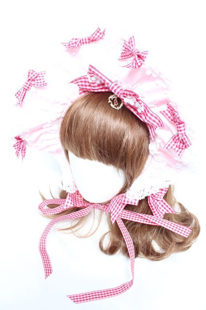 マシュマロリボンボンネット 😻 BABY, THE STARS SHINE BRIGHT / Flancesca Ribbonボンネット