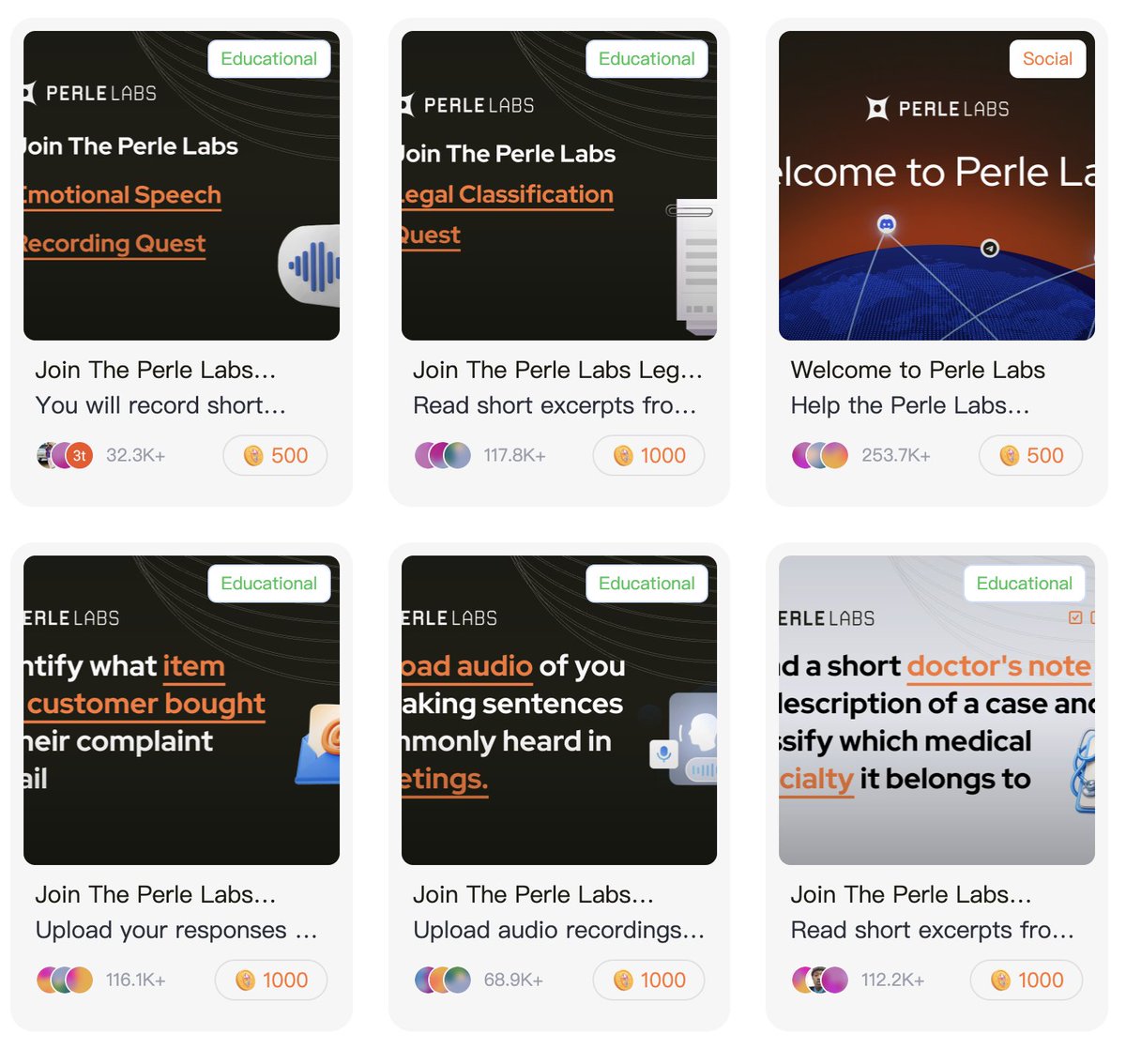 兄弟们，近期就盯着这三个项目来堆号就完事了👇

1⃣融资17.5M 由Web3驱动的AI训练数据平台 <a href="/PerleLabs/">Perle Labs</a> 
app.perle.xyz/join/UC7qlY

交互线程：x.com/Web3heinu/stat…

2⃣ Sui 生态的流动性基础设施层 <a href="/ferra_protocol/">Ferra</a>
ferra.ag/?code=Aa38sTfs0

🌟完成每日签到和兑换来赚取积分

3⃣