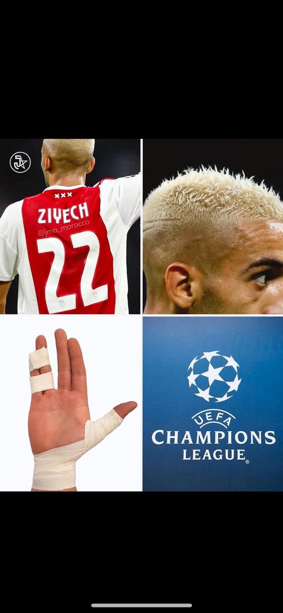 Ziadmsb93100's tweet image. Tellement nostalgique des mardi soir ldc ziyech prime teinture blonde c’était hejja 🧙‍♂️🇲🇦