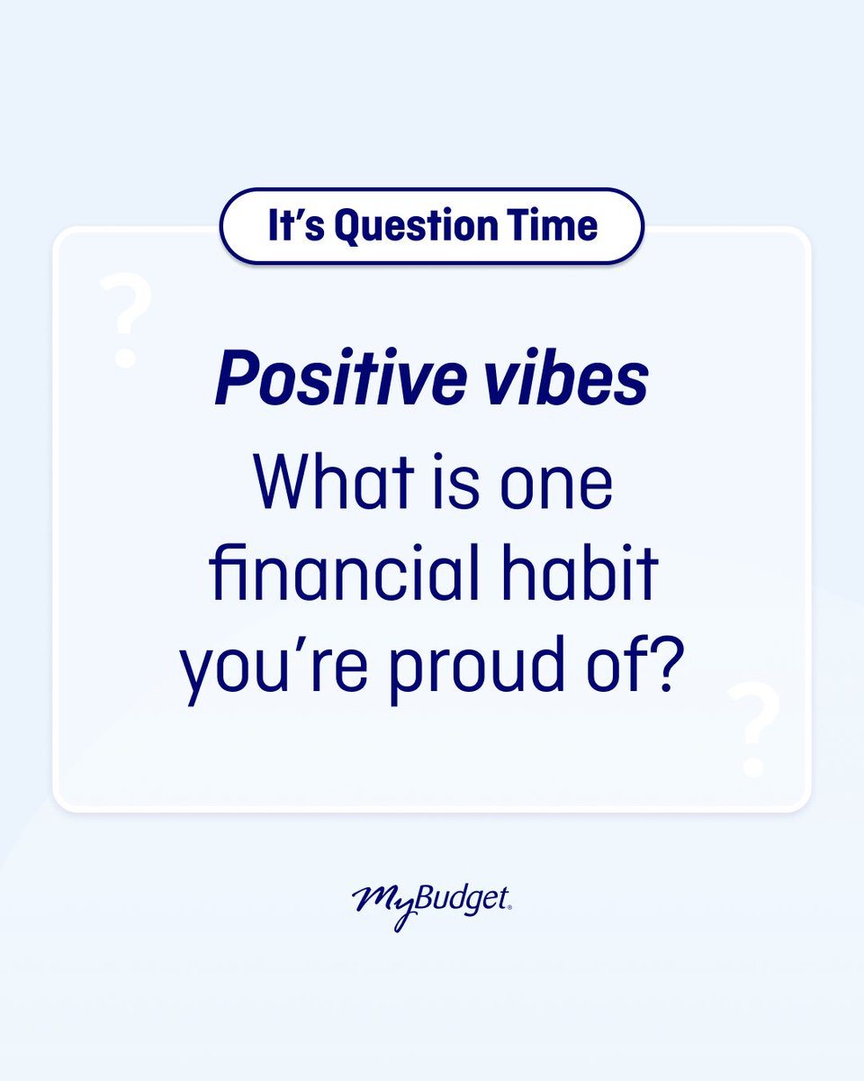 Positive vibes only ✨ 

What’s one financial habit you’re proud of?

From meal prepping to sticking to your savings plan, share your wins! 👇

#MyBudget #MoneyWins #Budgeting #AusFinance