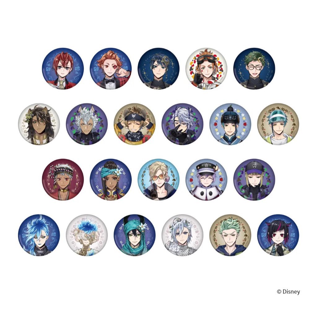 ツイステ 交換 ツイステ展 缶バッジ 求：レオナ、イデア、定価 譲