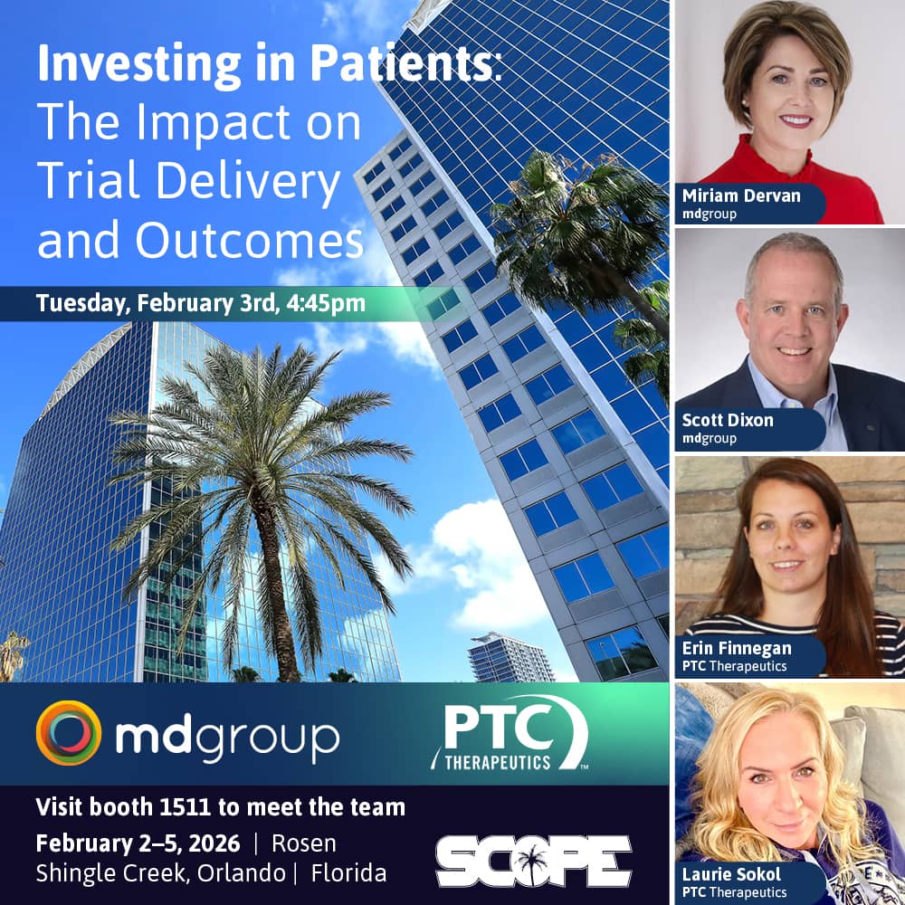 We're sitting down with PTC Therapeutics for a breakout session at #SCOPE2026 exploring what changes when patient experience is treated as a strategic investment - not an optional extra.

🔔 Don’t miss it
🗓 Tuesday, Feb 3
🕓 4:45pm

📍 Continue the conversation at Booth 1511