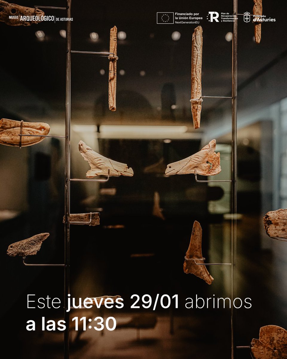 marqueologicoas's tweet photo. 🏛 Debido a labores de mantenimiento imprescindibles en nuestras instalaciones, mañana jueves retrasamos nuestra apertura a las 11:30. Gracias por su comprensión. Disculpen las molestias.
📍 Oviedo
🎟️ Entrada gratuita
#MuseoArqueológicoDeAsturias #Historia #Cultura #Patrimonio https://t.co/ZQIk3VOqIp
