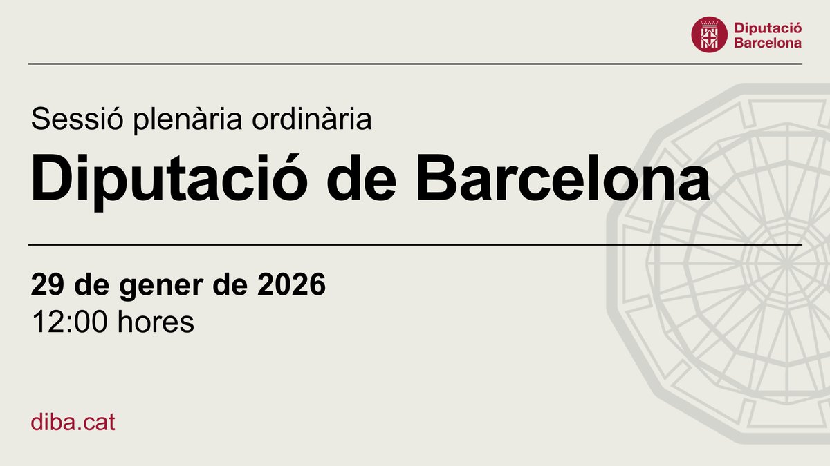 Diputació de Barcelona tweet media