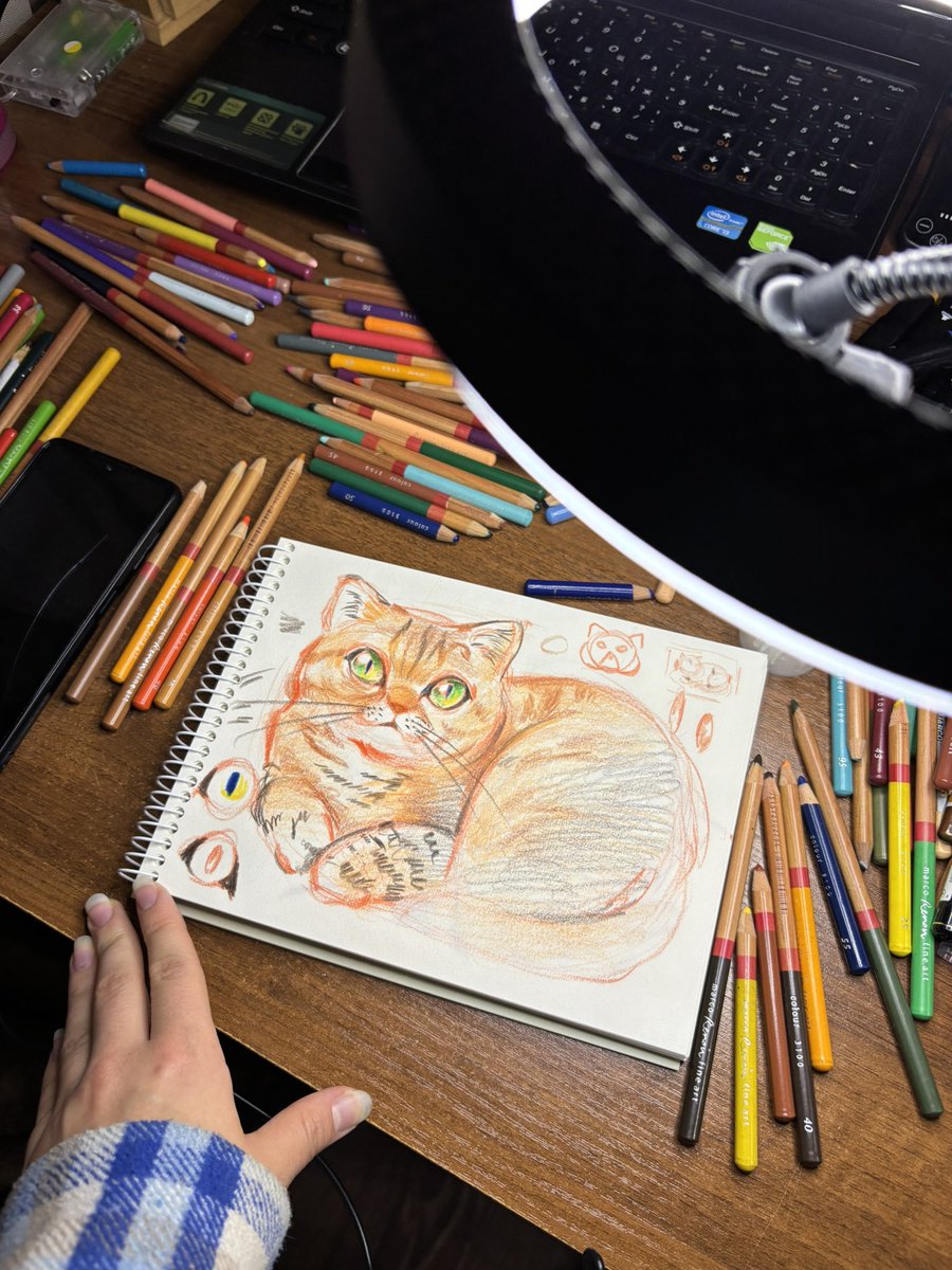 Робочий стіл викладачки малювання) 
#уроки_малювання