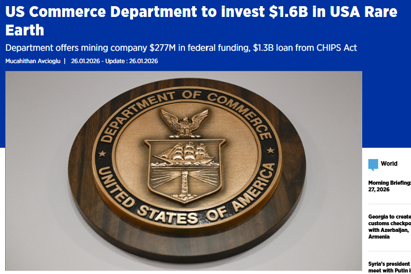 felixprehn's tweet photo. The US government just announced a $1.6B investment in USA Rare Earths (USAR)—the largest government investment in mining in American history. 

Here's the reason behind it (and the multi-year investment opportunity this creates for investors): 🧵 https://t.co/PsK4Ym8jTS