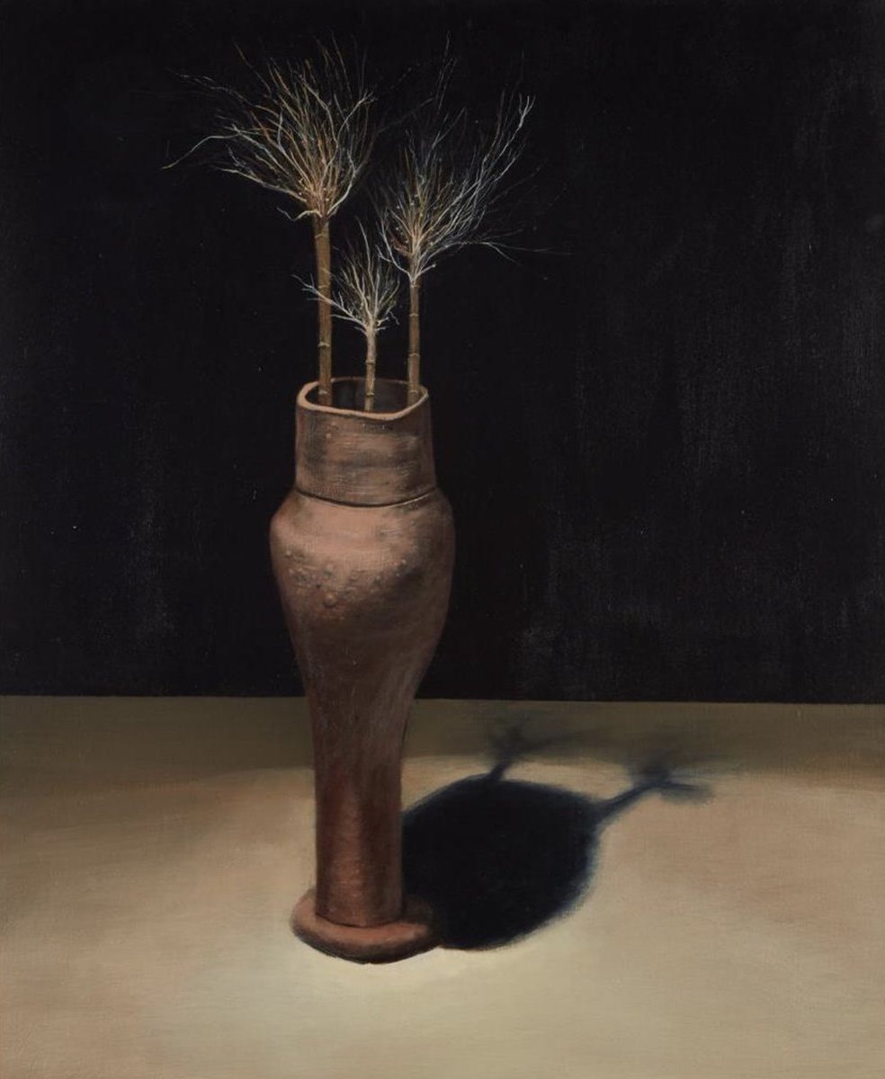 olimpossergi's tweet photo. Jimmy Lueders,  "Roots", 1992
Tuval üzerine yağlı boya, 34 x 28" https://t.co/ee0DUSSt36