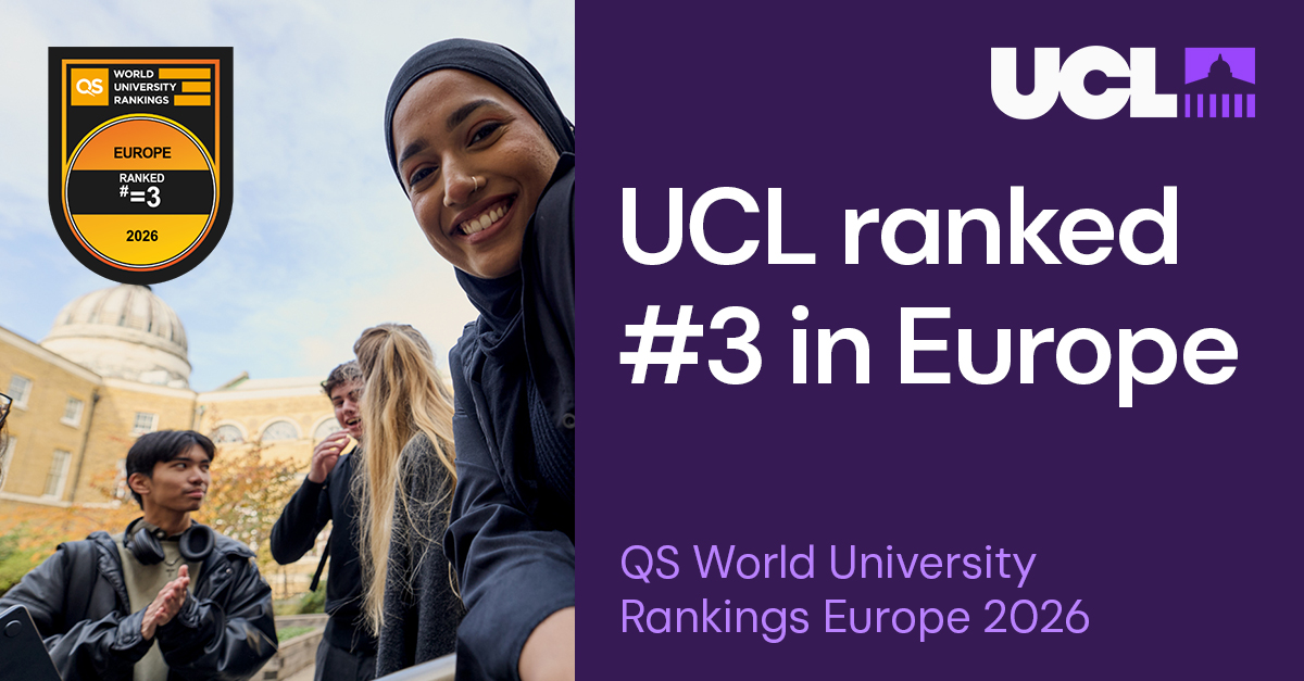 UCL Research tweet media