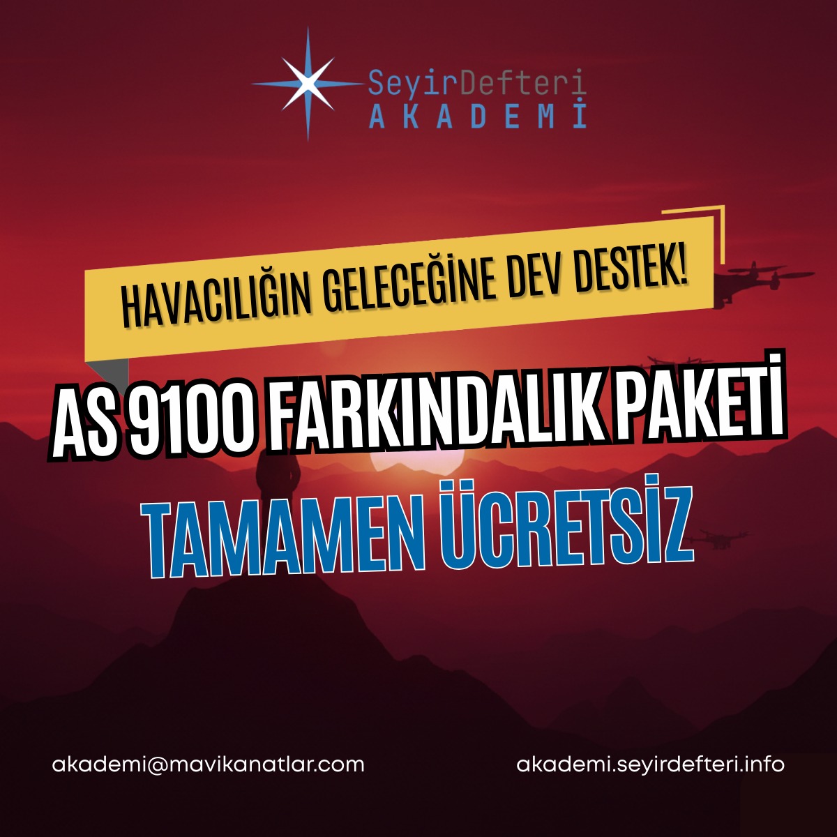 mavikanatlar's tweet photo. 🔥 ÜCRETSİZ 📷 AS 9100 Farkındalık Eğitim Kampanyası 📷
💲 AS 9100 Farkındalık Eğitimleri artık bir maliyet kalemi değil !
@SeyirDefteriAKD
@mavikanatlar
#AS9100 #Havacılık #Savunma #Kalite #Farkındalık #AS9146 #FOD #AS9136 #KökNeden #RootCause #SahteParça #ÜrünEmniyeti https://t.co/LZfN4Q5CXY