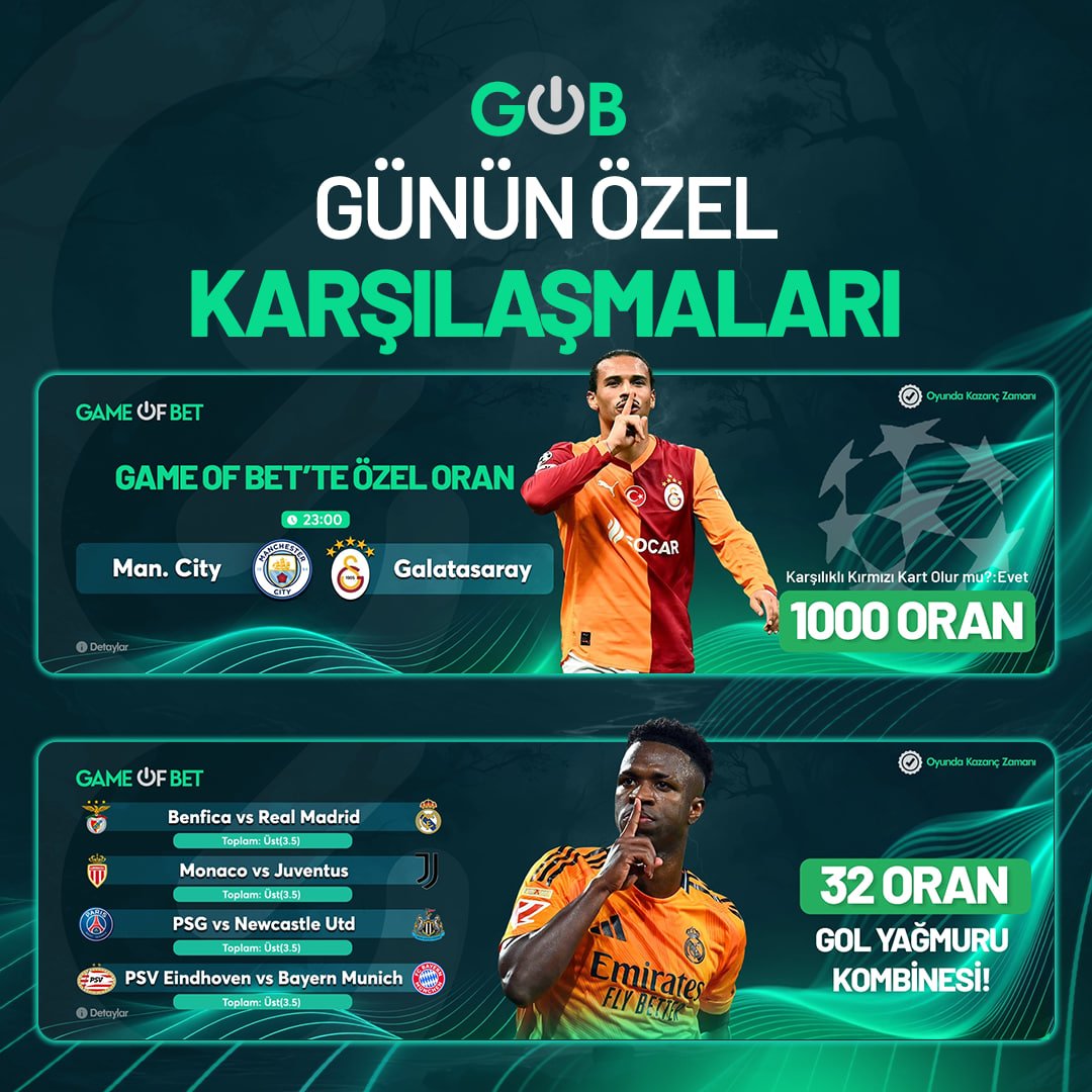 💵   1000 ÖZEL ORAN AKTİF ! 

DİREKT KUPONA GİT t2m.io/gobozeloran

KOMBİNE ÖZEL ORANI

⚡️ ÖZEL ORAN : 32.00

❕MAKSİMUM BET : 500₺ 

DİREKT KUPONA GİT t2m.io/gobozeloran2