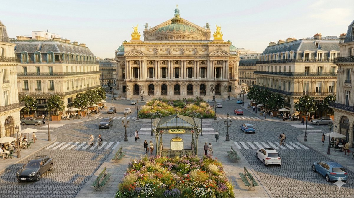 mbrask_'s tweet photo. L’avenue de l’Opéra, œuvre grandiose du Second Empire, est selon moi la plus belle avenue au Monde. 

Mais depuis des années elle est malmenée, abandonnée voir deguelasse😠

Je suis pas candidat, mais voici un projet de restauration écologique et historique.  

Et Pourquoi pas ? https://t.co/ZF9JiBVgeG