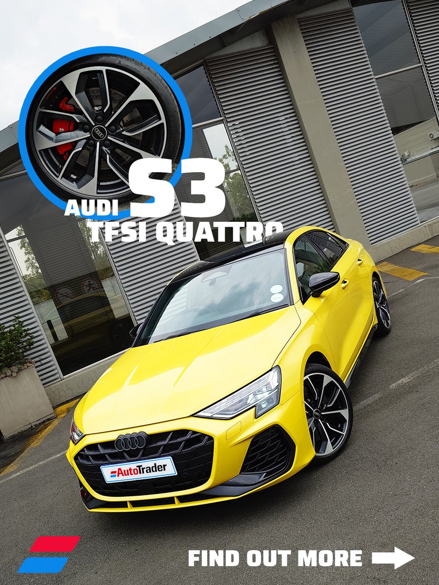 AutoTraderSA's tweet image. Behold! @audisouthafrica’s updated S3 was in our fleet recently, and there’s nothing to like about this vehicle in the dynamic sense. Have you seen our YouTube review of it yet?

#audi #germancars #sportscar #speed