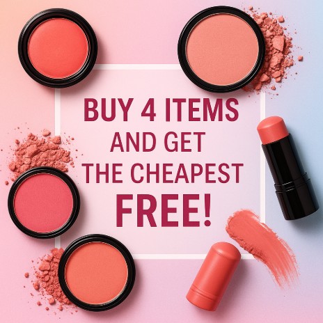 Try Not To Blush....
Buy any 4 items &amp; get the cheapest for FREE ends TONIGHT!!!
Check our huge range of Blushers.
highstreetbrands4less.com/make-up-c1/fac…