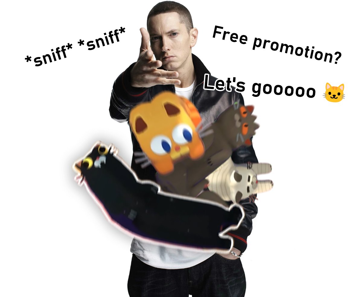 driko_dev's tweet image. Me whenever I show someone my game for the first time:

Also btw, check out the new lil T-shape fluff 😼

#Catomino #IndieDev #CozyGames #PuzzleGame #Gaming #Gamedev #IndieGame #Cats #SteamNextFest #GameDevelopment #SoloDev #CuteGames #CatGames #LowPoly