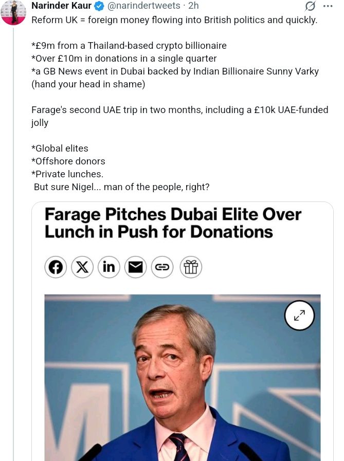 TorusTalk_87's tweet photo. A Narinder Kaur's Reform UK Nigel Farage Promotion!

#Warrington #Liverpool #Sthelens 

https://t.co/qg9BsiSP12 https://t.co/jXOHefIapz