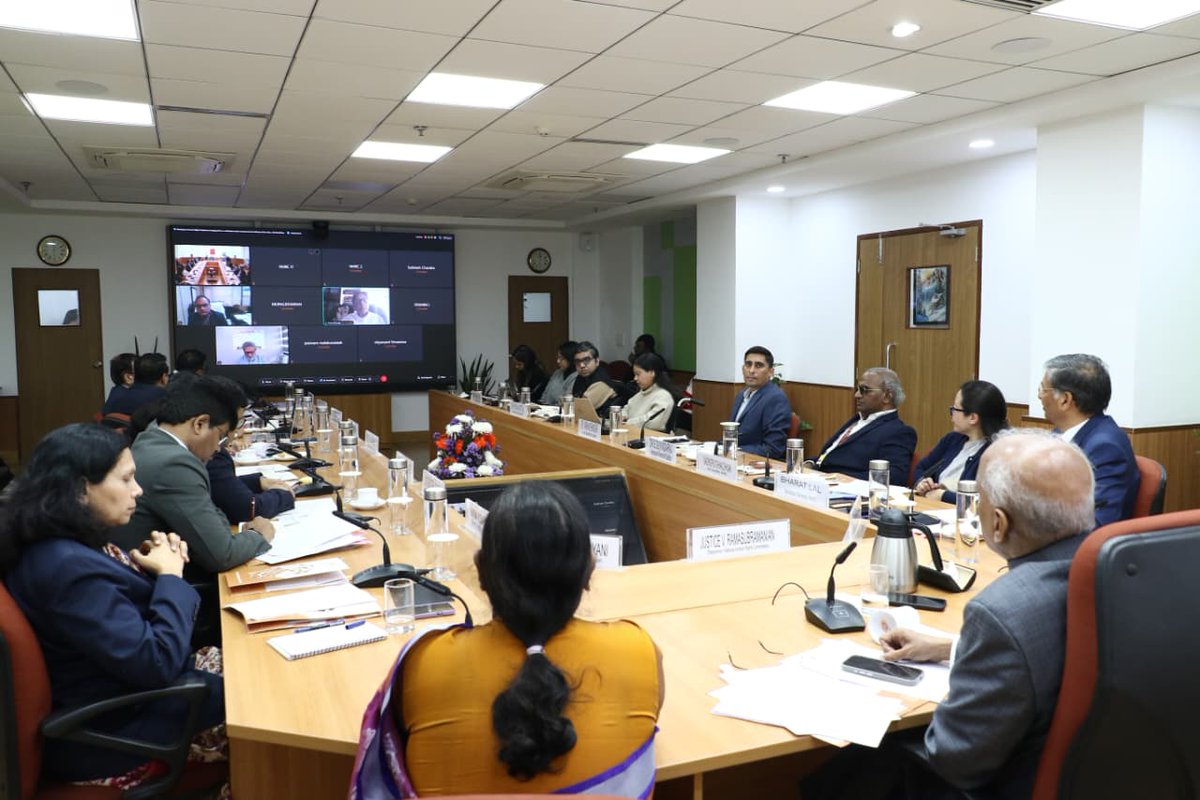 NHRC, India's Core Group on Disabilities deliberates upon ‘Human rights violations emerging from re-verification and re-assessment of certificates of government employees with disabilities.’ Press release at: nhrc.nic.in/media/press-re…