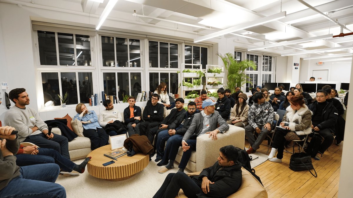 Lovely time speaking with hopeful YC prospects at the office yesterday.