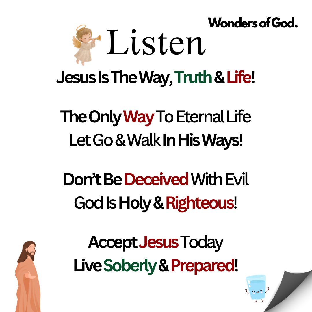 dailycupofwater's tweet photo. Be Rapture Ready, Jesus Is Coming Soon! #dailywords

Life Without Christ Leads To Eternal Destruction! The World Will Fade Away, Accept Christ Today!📯🕊️

Your Possessions Can’t Buy You A Place Into Heaven! Only Jesus Can Save You!⚓ #jesus 

Jesus Is The Way, Truth &amp; Life!👼🏽🎺👑 https://t.co/IRUCAAK6DO