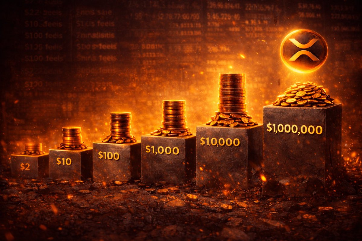 XRP at $2 = retail speculation $XRP at $10 = early utility + liquidity  growth $XRP at $100 = institutional usage begins to matter $XRP at $1,000 =  large-scale settlement reduces required
