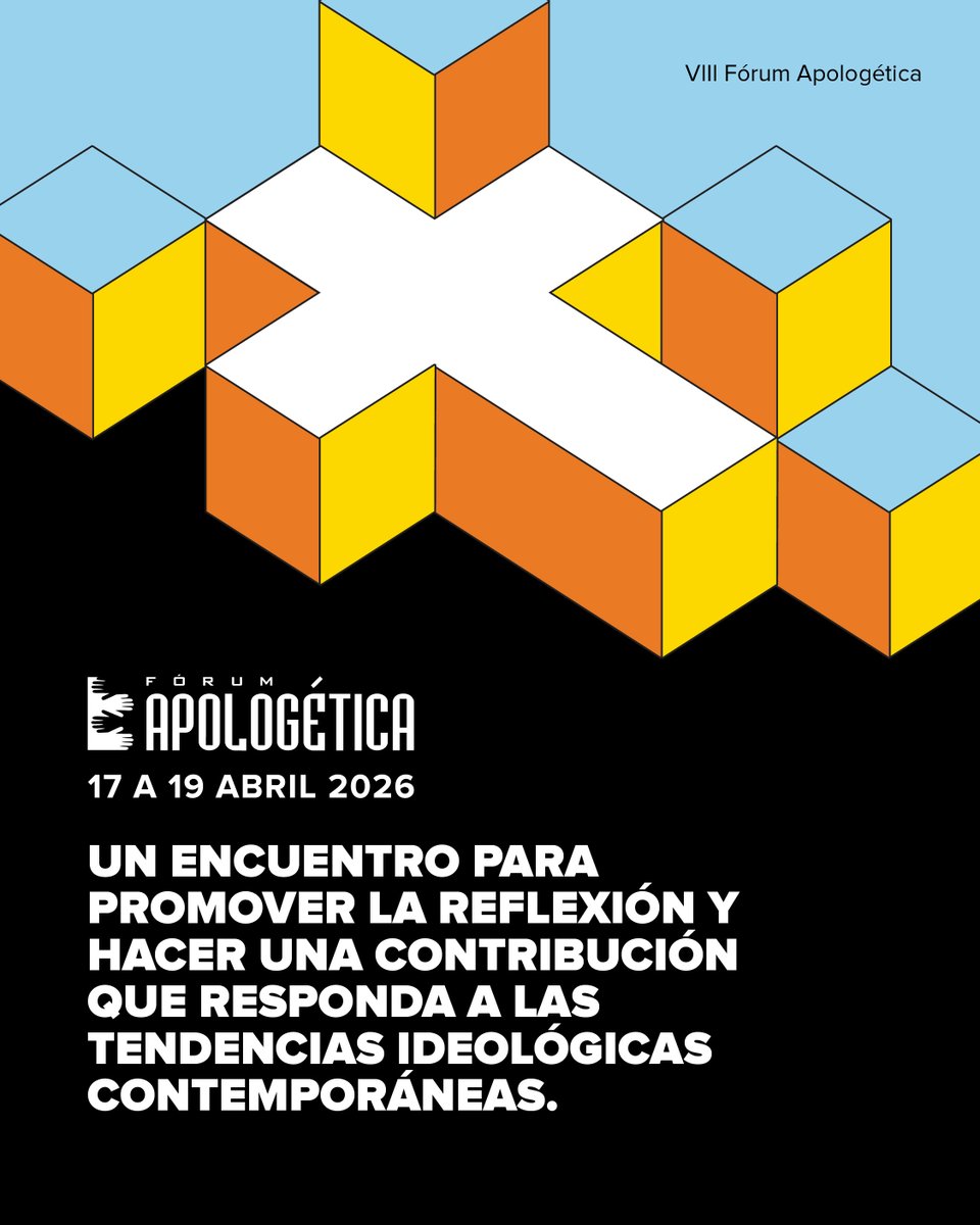 El Fórum Apologética es un encuentro bienal para reflexionar, dialogar y responder a los desafíos ideológicos contemporáneos desde una fe evangélica sólida y bíblica. ¿Te unes?

Toda la información en forumapologetica.com