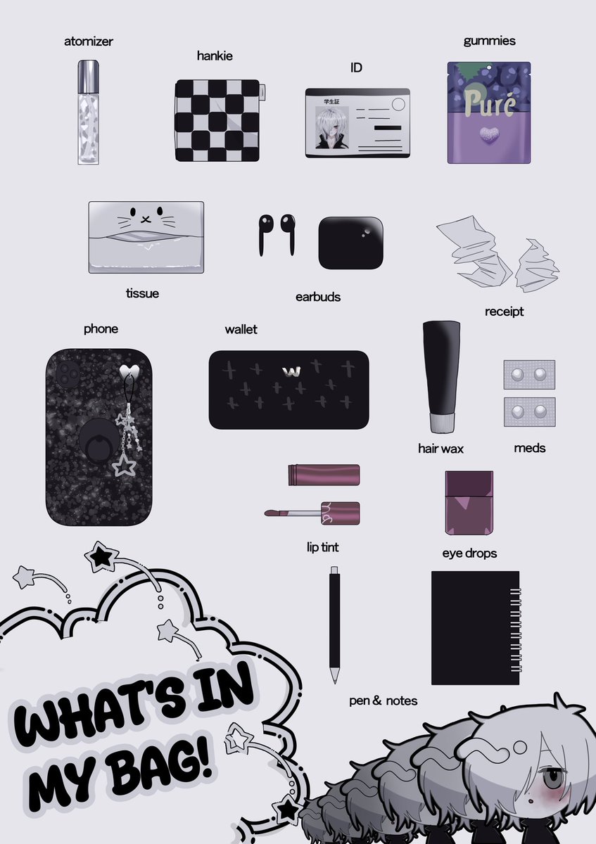 OC / character design + bag
