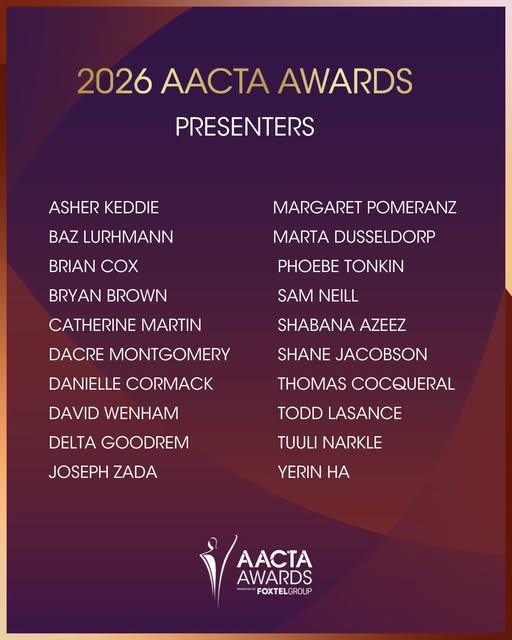 johnsonleung's tweet photo. .@deltagoodrem will be one of the presenters on the 2026 AACTA Awards on the Gold Coast on Friday, February 6. It will premiere on Channel 10 at 7.30pm with a full replay (including every award presented) on Foxtel the following night. #AACTAs #AACTAAwards https://t.co/sd1PYMgvnQ