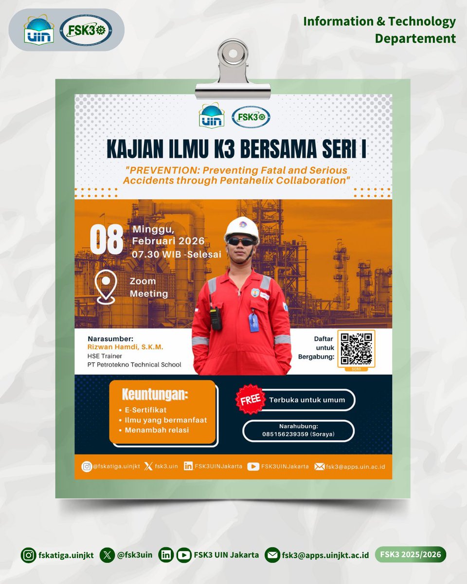 Forum Studi K3 UIN JKT tweet media
