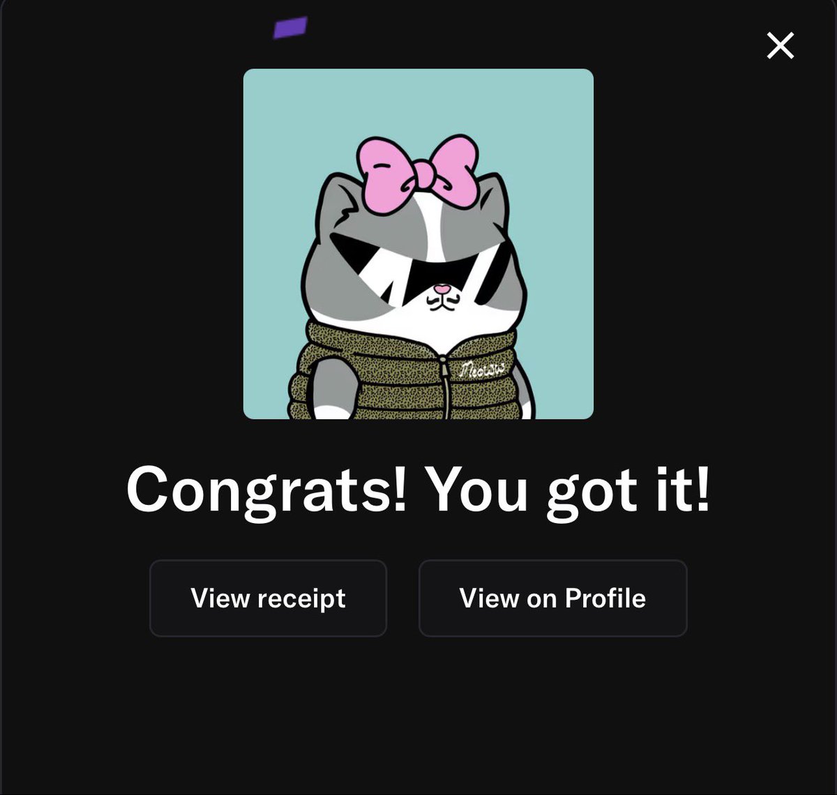 Had to scoop a cutie for my daughter too ❤️

<a href="/meow_co0/">Meow & Co.</a>