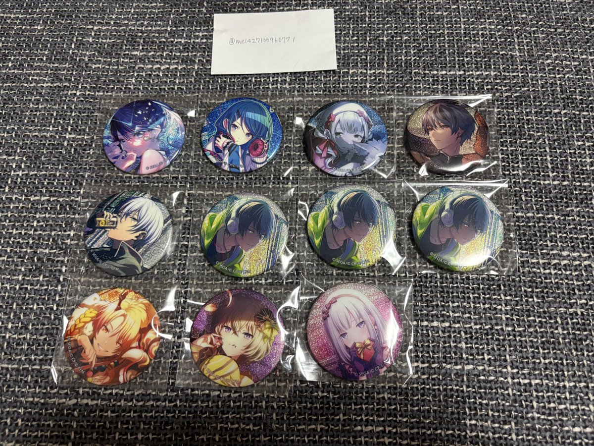 買取・譲渡・交換】プロセカ エピカ 缶バッジ 色紙 ノーブルアート 求