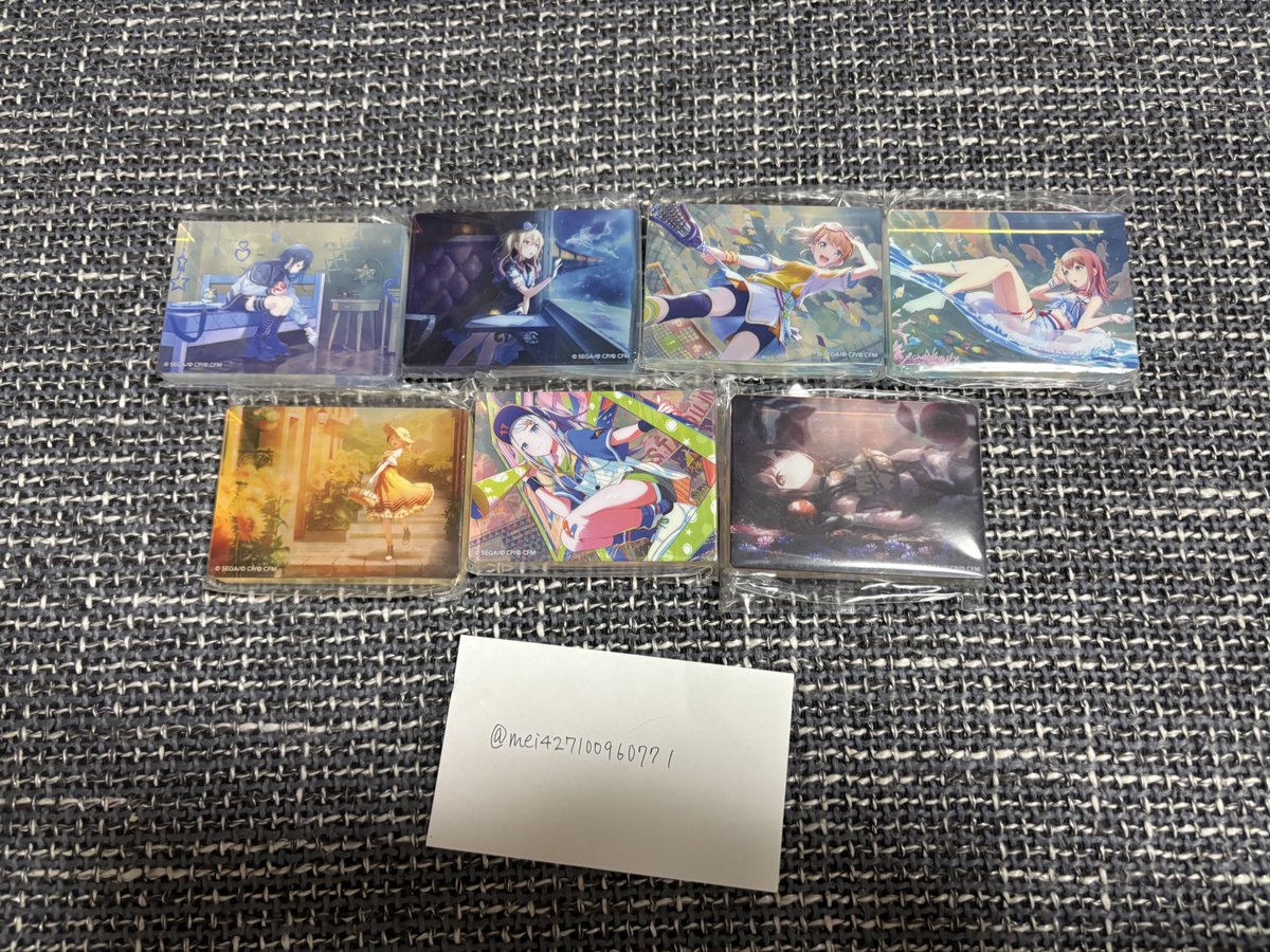 プロセカ 缶バッジ エピカ 箔押し ノーブルアート 特典 色紙 プロセカ