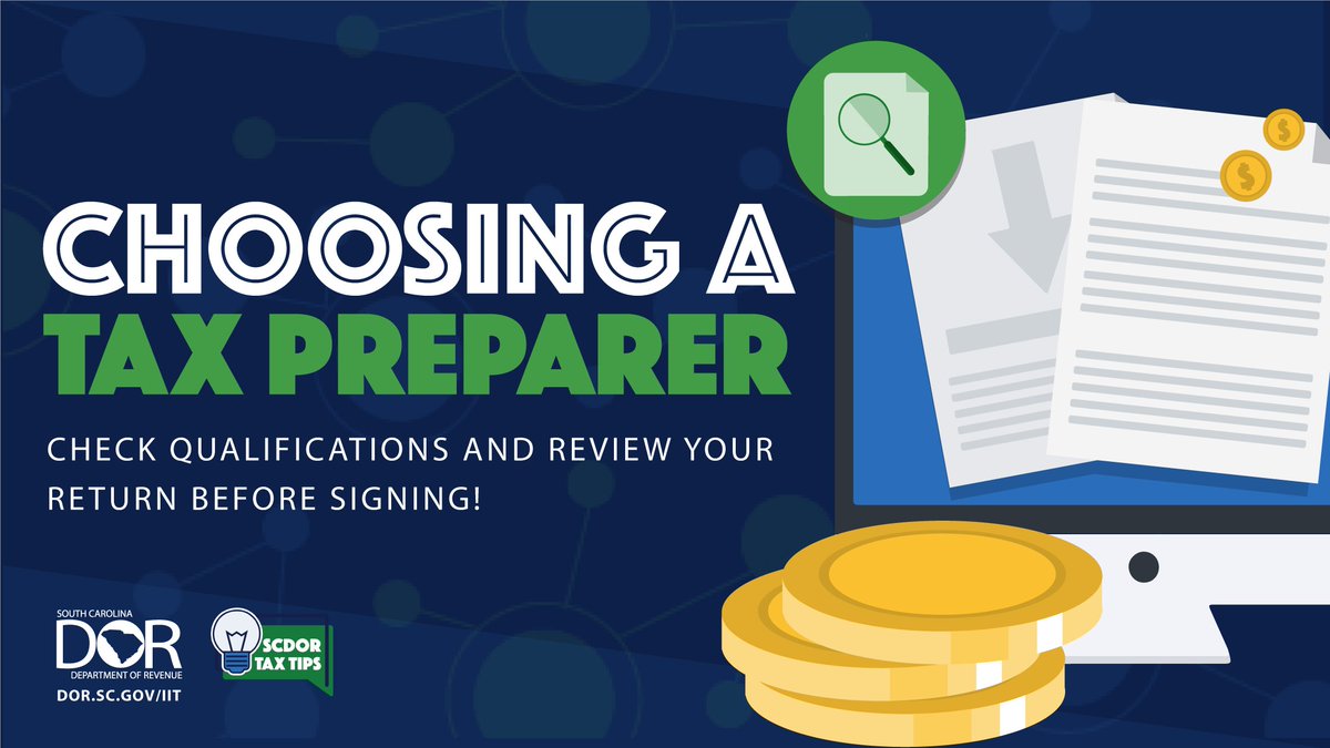 SC Dept. of Revenue tweet media