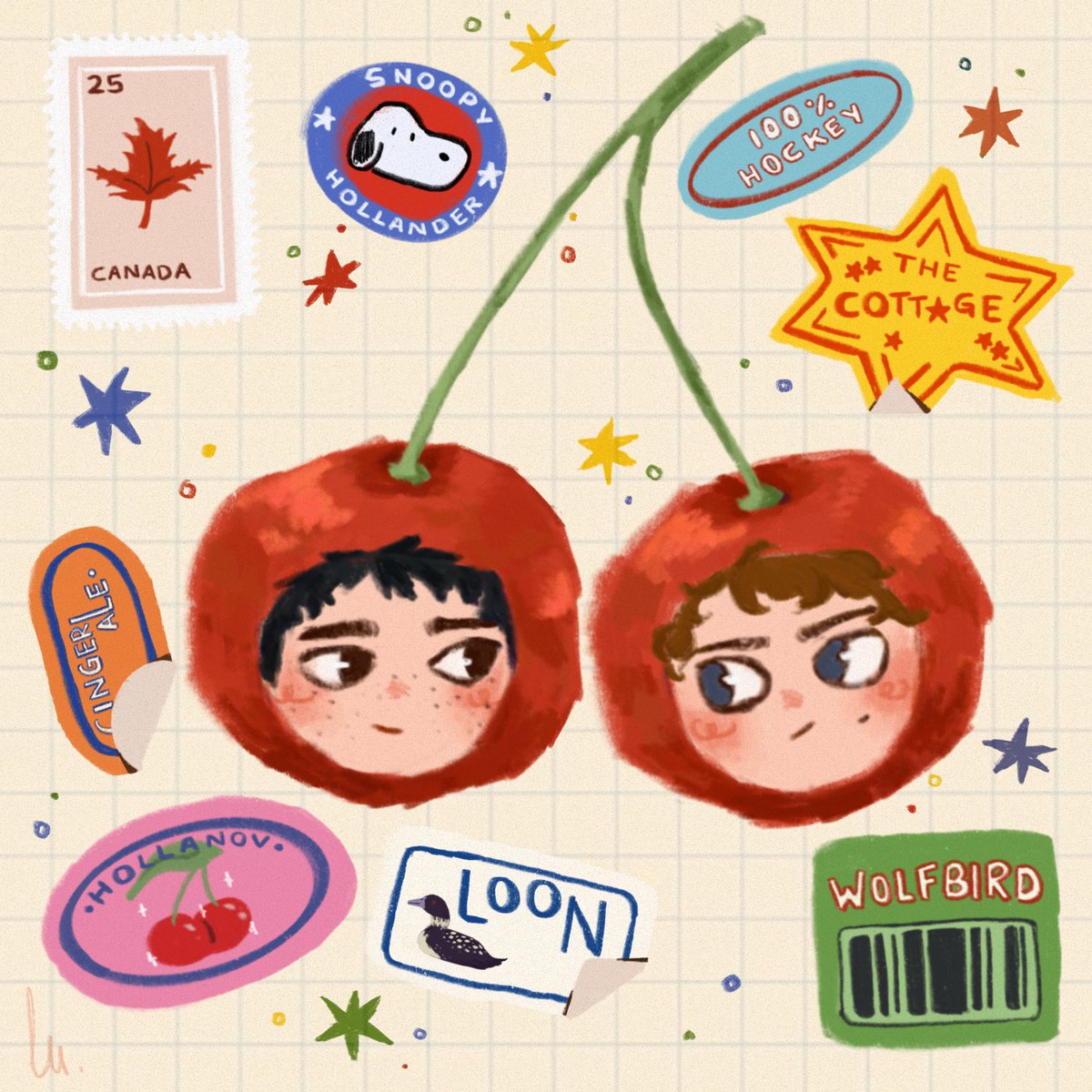 lxxlluuu's tweet image. do not separate them!! 🍒 🌟
#hollanov #heatedrivalry